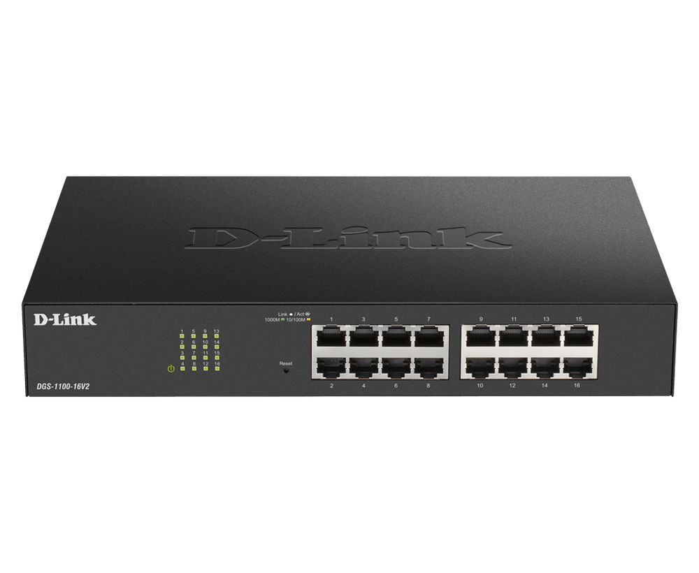 DLINK DGS110024PV2E 24Port Layer2 PoE Gigabit Smart Switch 24x 101001000Mbits 12x PoE 100W Kapazität lüfterlos