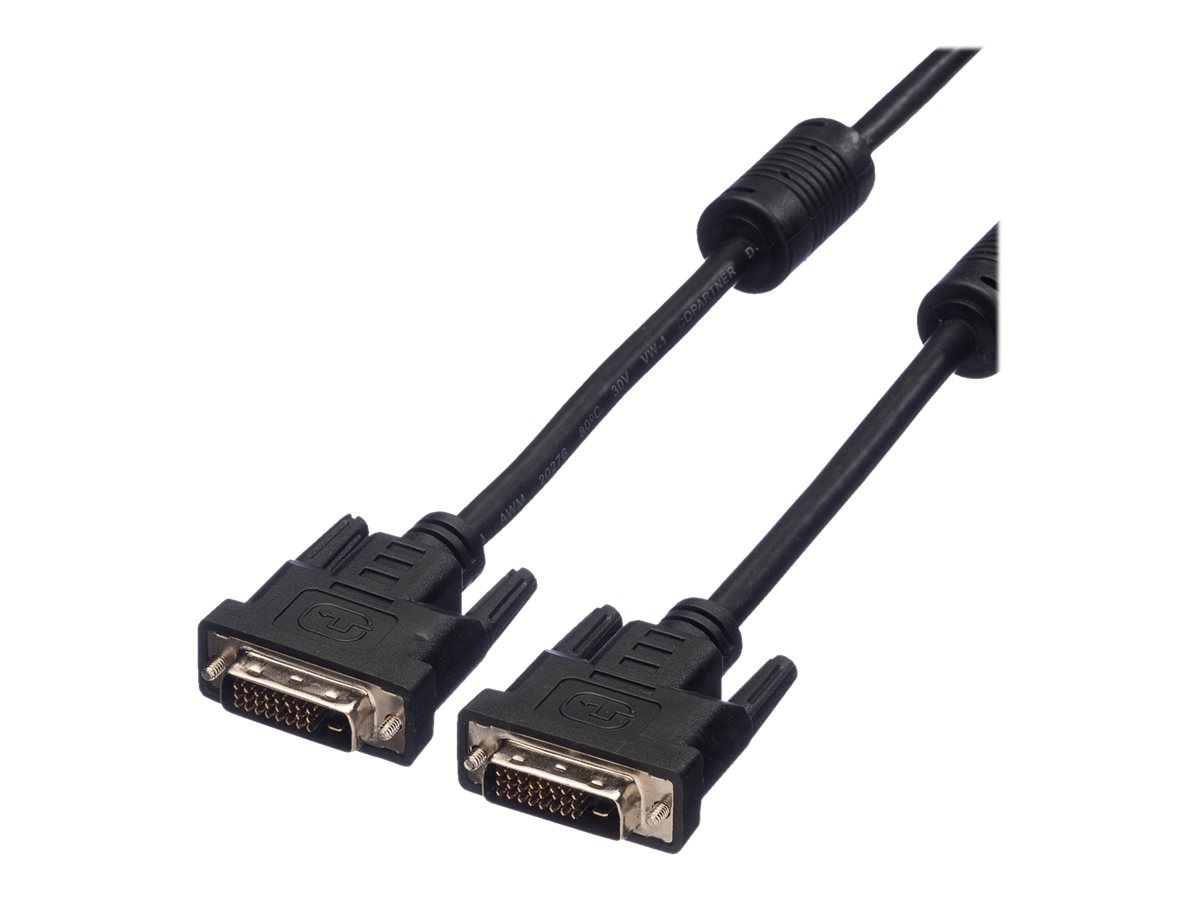VALUE Monitorkabel DVI DVI ST-ST 24+1 dual link 3m