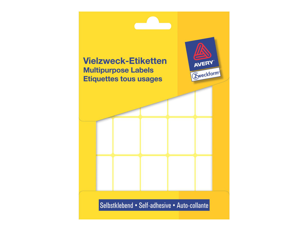 560 AVERY Zweckform Etiketten 3321 weiss 32,0 x 23,0 mm 560 AVERY Zweckform Etiketten 3321 weiss 32,0 x 23,0 mm
