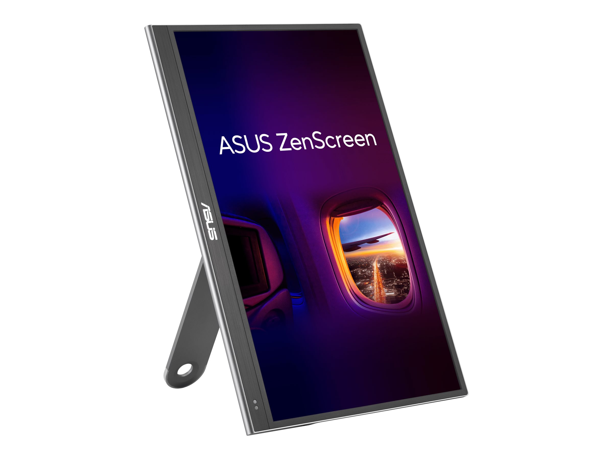 ASUS ZenScreen OLED MQ16AHE portable monitor 39,62cm 15,6Zoll FHD OLED 16:9 60Hz 400cd/m2 1ms HDMI USB-C Black+Gray