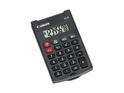 Canon AS-8 Taschenrechner schwarz Canon AS-8 Taschenrechner schwarz