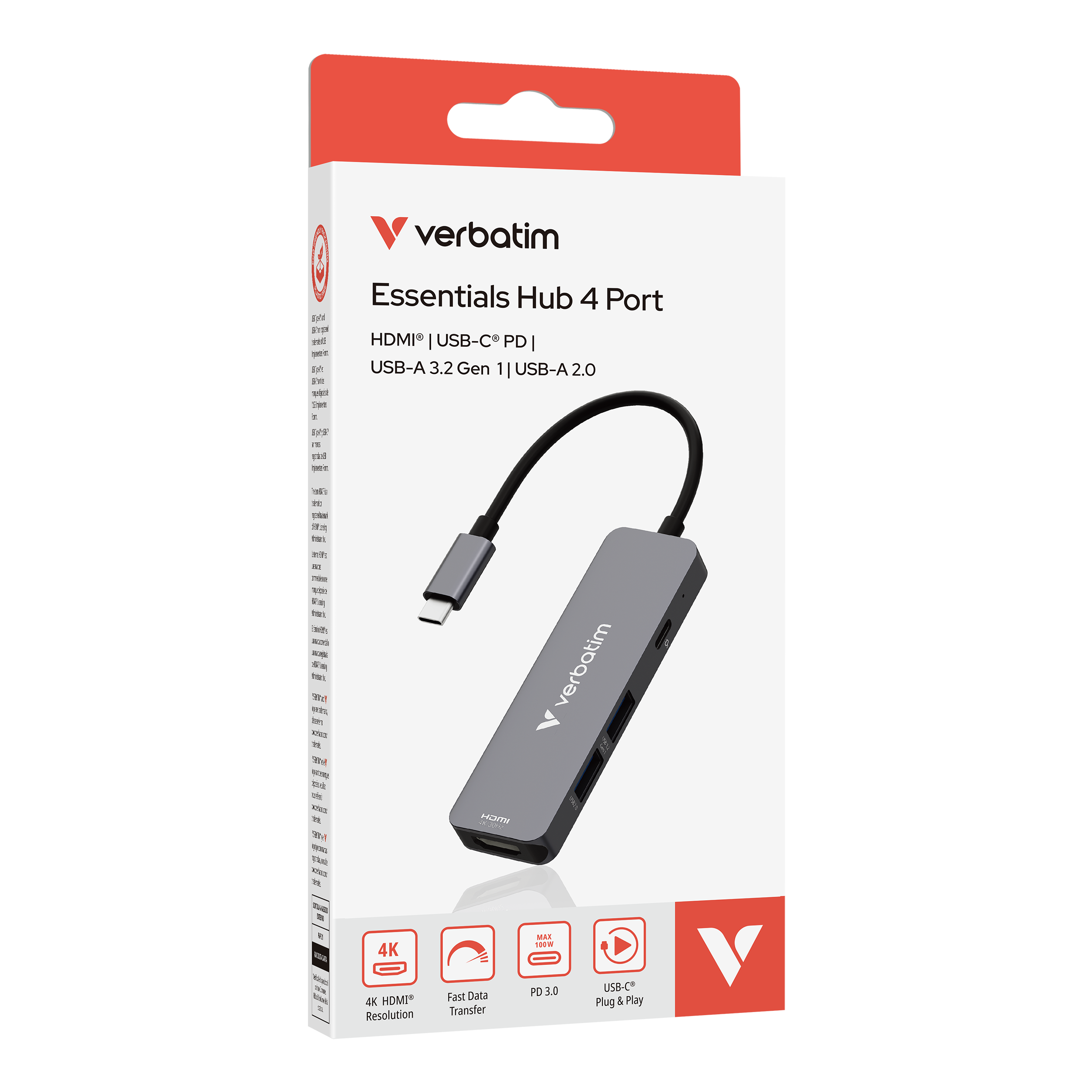 Verbatim USB‑C Essentials Multiport Hub