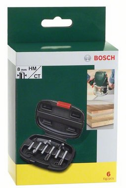 BOSCH HM Fräser-Set 6-teilig BOSCH HM Fräser-Set 6-teilig