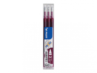 PILOT FRIXION Tintenrollerminen dunkelrot 0,4 mm 3 St. PILOT FRIXION Tintenrollerminen dunkelrot 0,4 mm 3 St.