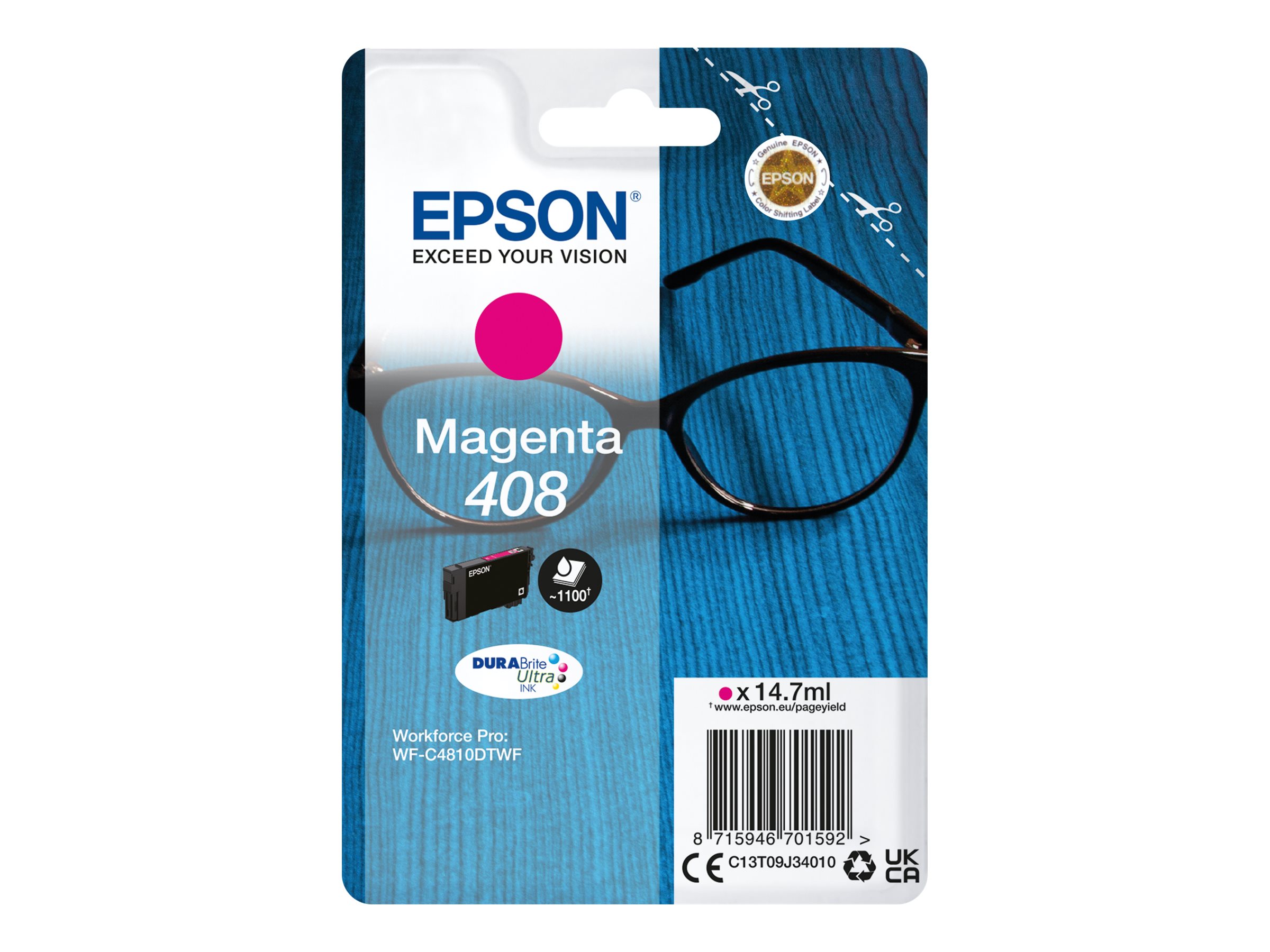 C13T09J34010 EPSON Nr.408 Durabrite WF