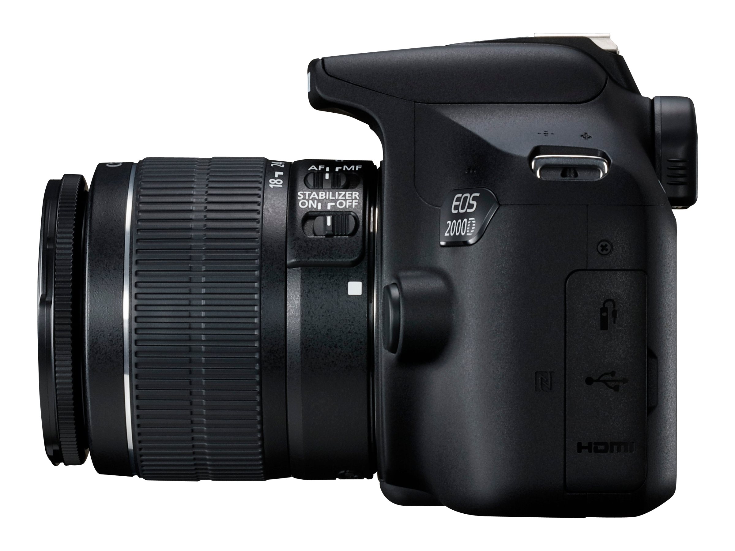 Canon EOS 2000D - - Spiegelreflexkamera - 24,1 MP CMOS - Display: 7,62 cm/3 LCD - Schwarz