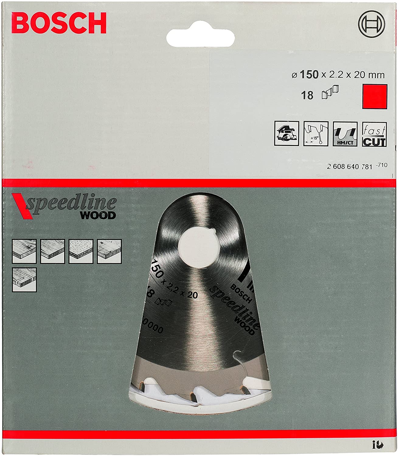 Bosch PRO Wood Kreissägeblatt Ø150mm 18Z