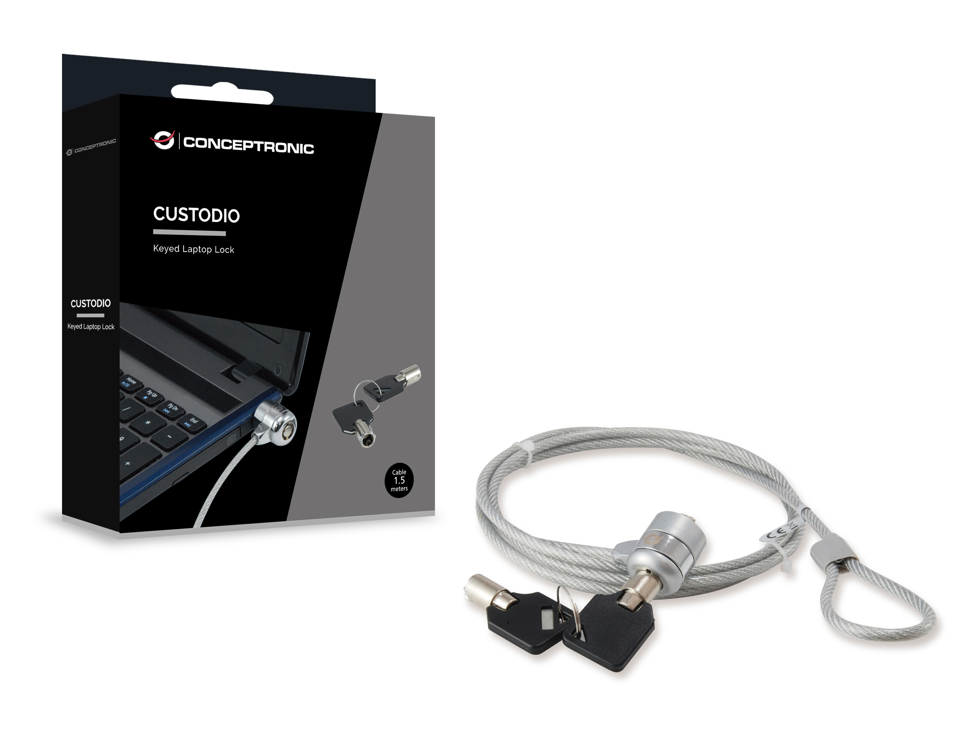 CONCEPTRONIC NBT NotebookLaptop Schluesselschloss 150m