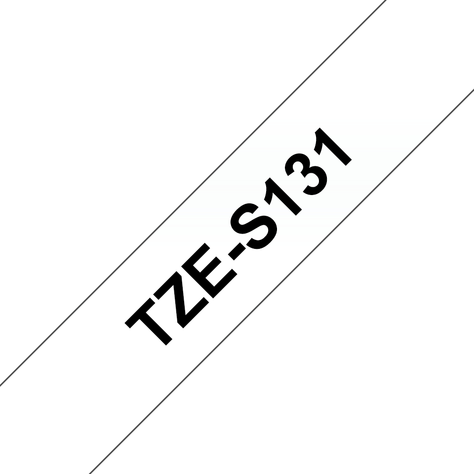 TZES131 BROTHER PT Schriftband 12mm klar