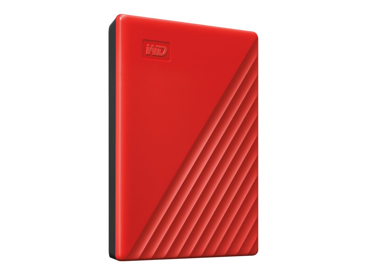 Western Digital My Passport 2 TB externe HDD-Festplatte rot, schwarz