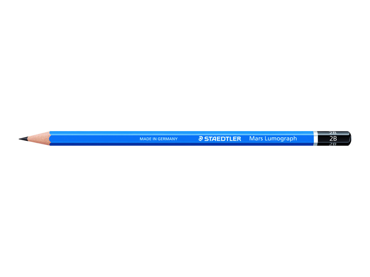 STAEDTLER Mars Lumograph Bleistift 2B blau, 1 St. STAEDTLER Mars Lumograph Bleistift 2B blau, 1 St.