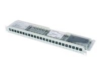 TGT PatchpanelModular 19 1HE RAL7035 inkl. 24xAMJ-Module K Cat.6A TGT PatchpanelModular 19 1HE RAL7035 inkl. 24xAMJ-Module K Cat.6A