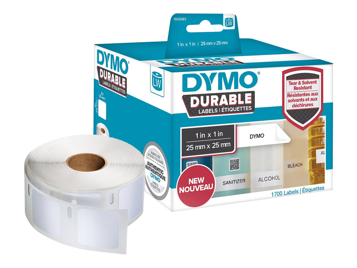 DYMO Etikettenrollen für Etikettendrucker 1933083 weiÃ, 25,0 x 25,0 mm, 2 x 850 Etiketten DYMO Etikettenrollen für Etikettendrucker 1933083 weiÃ, 25,0 x 25,0 mm, 2 x 850 Etiketten