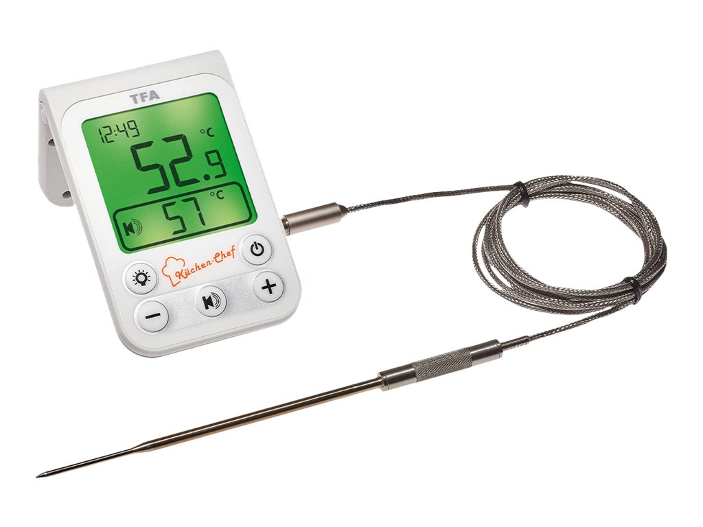 TFA® 14.1510.02 Kerntemperatur-Lebensmittelthermometer weià TFA® 14.1510.02 Kerntemperatur-Lebensmittelthermometer weiÃ