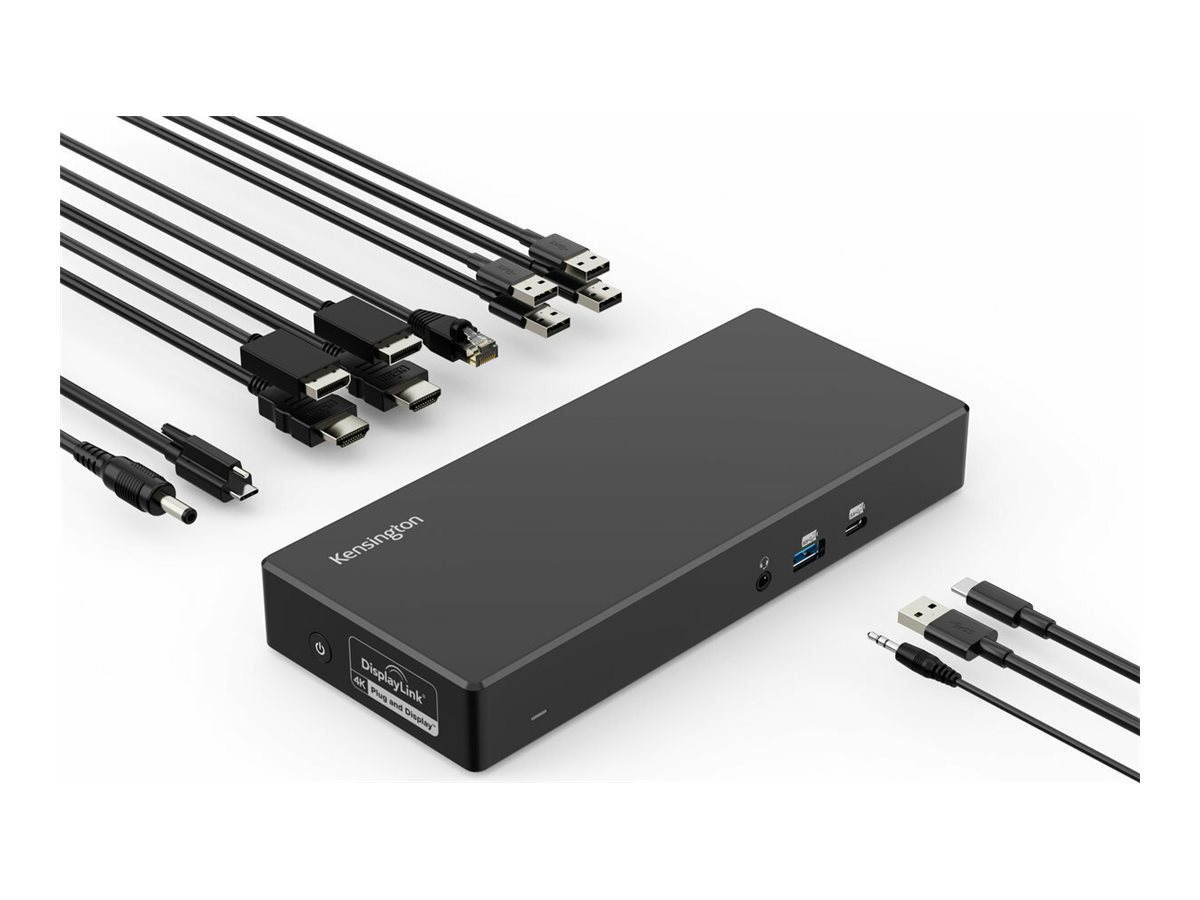KENSINGTON SD4781p USB-C & USB-A Dual 4K Docking Station KENSINGTON SD4781p USB-C & USB-A Dual 4K Docking Station