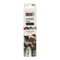 COPIC® Ciao Architect Palette Layoutmarker-Set farbsortiert 1,0 + 6,0 mm, 3 St. COPIC® Ciao Architect Palette Layoutmarker-Set farbsortiert 1,0 + 6,0 mm, 3 St.