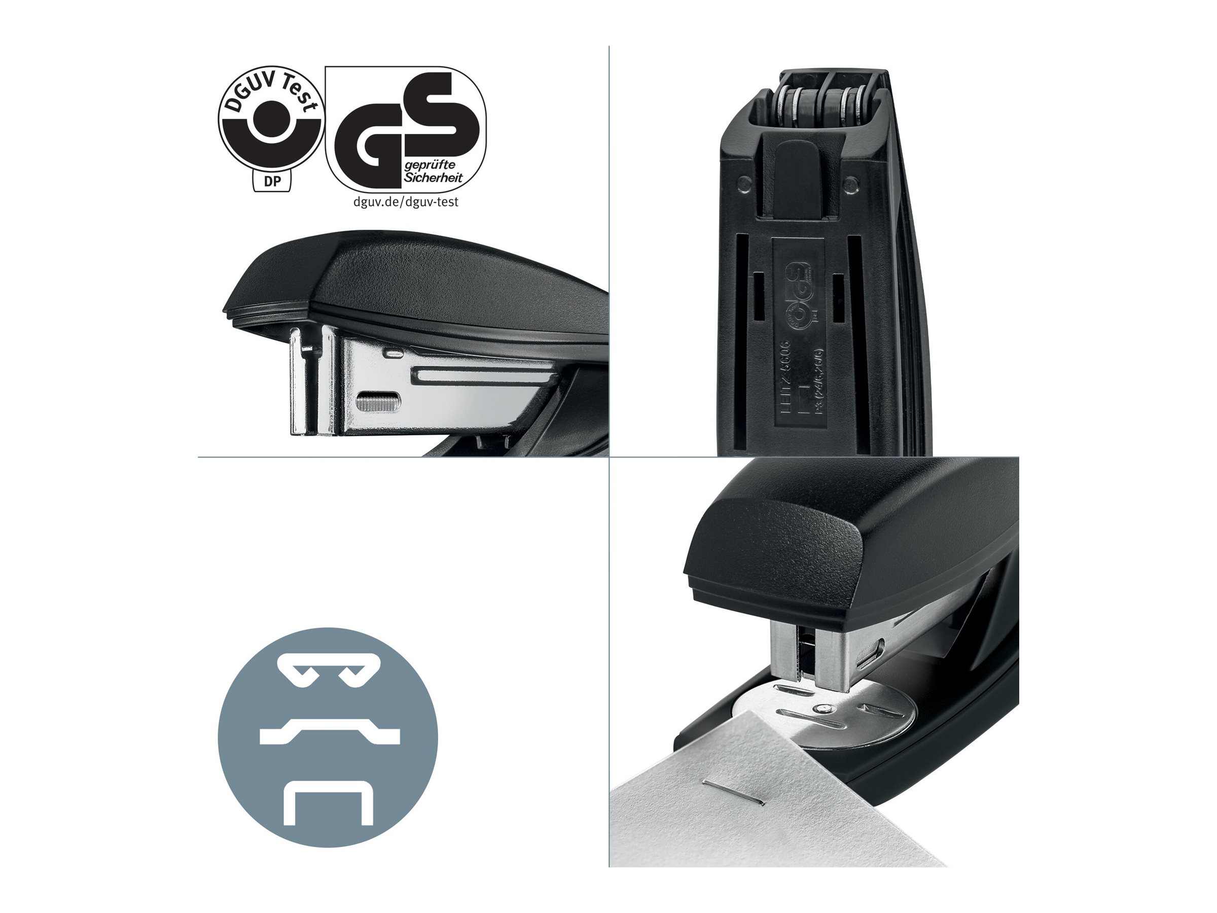 LEITZ Heftgeraet NeXXt Recycle Mini schwarz LEITZ Heftgeraet NeXXt Recycle Mini schwarz
