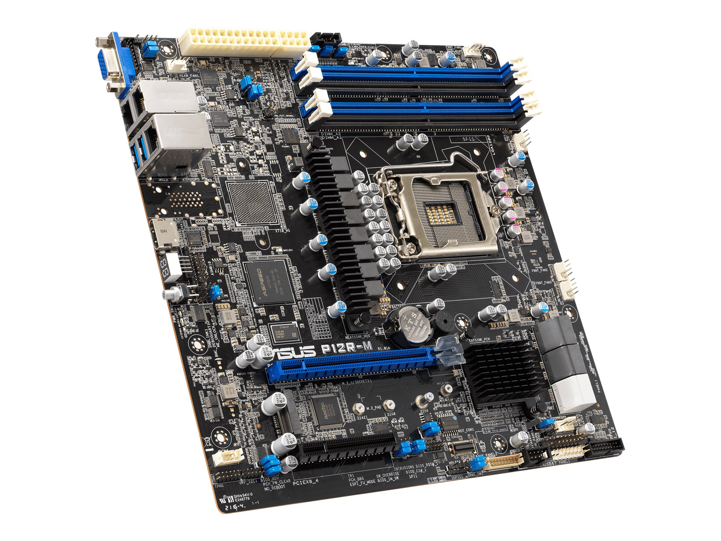 ASUS P12R-M LGA1200 mATX Server MB 4xDDR4 1xm.2 6xSATA ASUS P12R-M LGA1200 mATX Server MB 4xDDR4 1xm.2 6xSATA