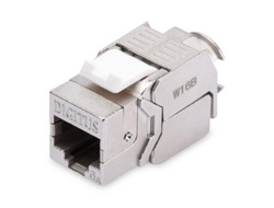 DIGITUS CAT6A Keystone Jack geschirmt,Re-embedded 500 MHz gem. ISO/IEC 11801:2002 AM2:2009/09 werkzeuf. Montage Set 24 Stk.