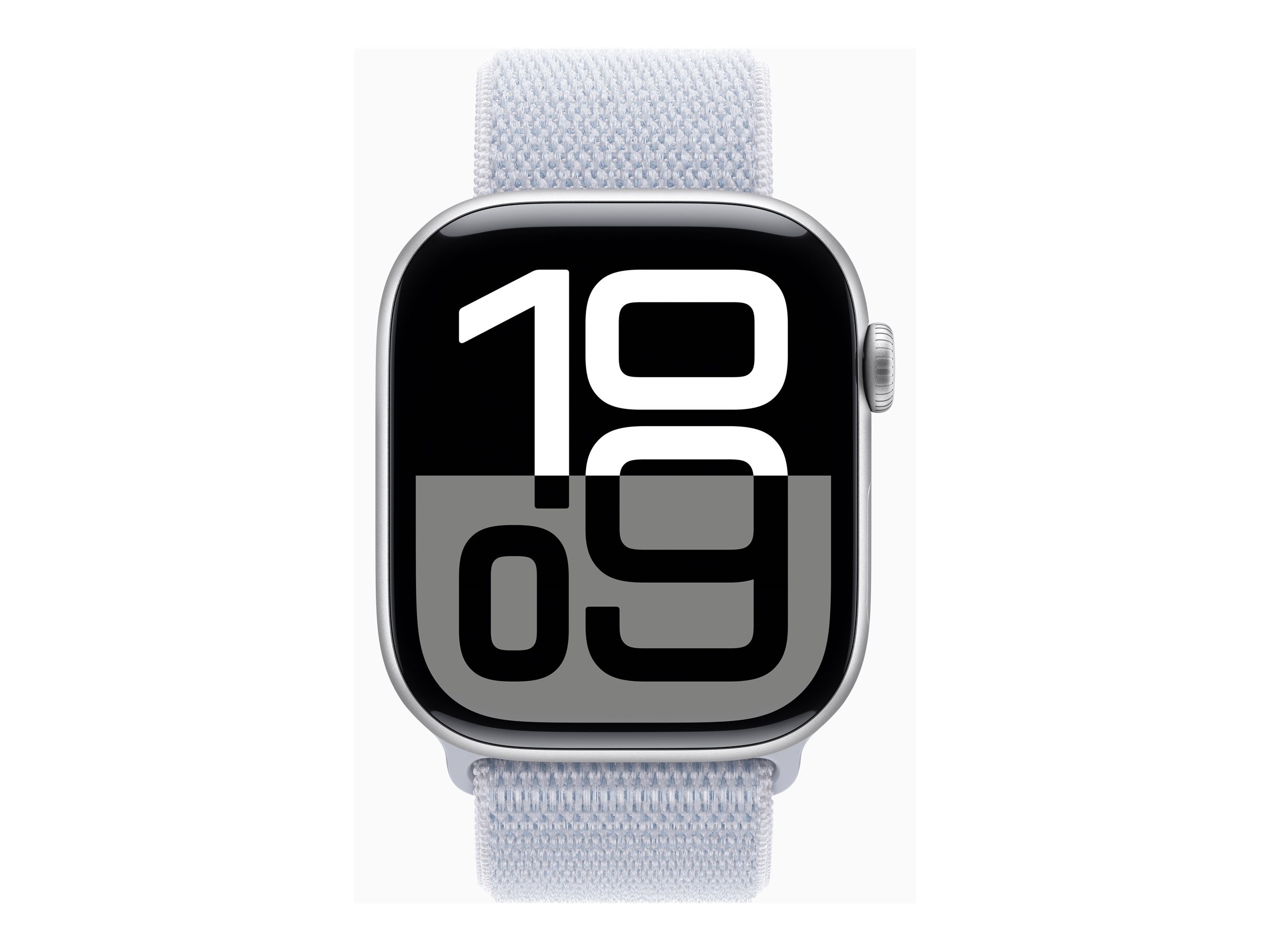 APPLE Watch Series 10 GPS + Cellular 46mm Silver Aluminium Case with Blue Cloud Sport Loop APPLE Watch Series 10 GPS + Cellular 46mm Silver Aluminium Case with Blue Cloud Sport Loop