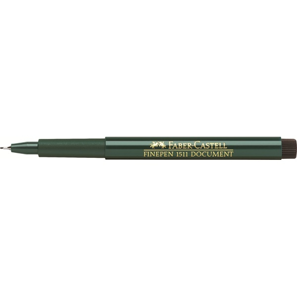 FABER-CASTELL 1511 Fineliner schwarz 0,4 mm, 10 St.