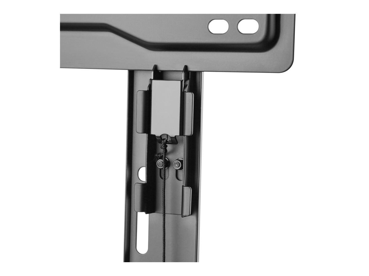 NEOMOUNTS W400BLACK Ultraflache Wandhalterung Fix 81,28-139,7cm 32-55Zoll max 35kg VESA bis 400x400 Ultraslim 1,8cm schwa