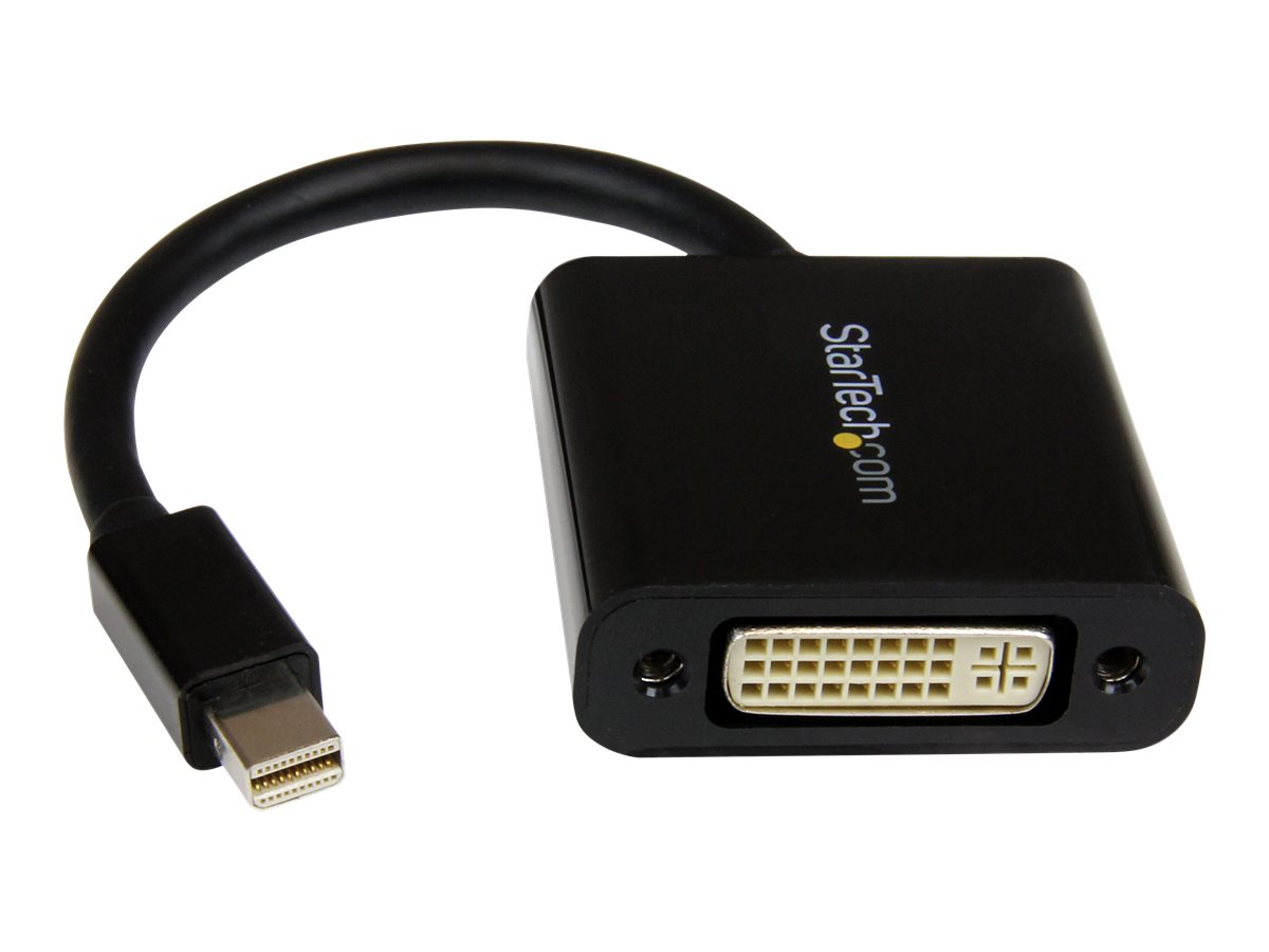 StarTech.com Mini DisplayPort auf DVI Adapter Konverter - 1 x  Mini DP (Stecker) - DVI-I (Buchse) - maximale Auflösung 1920x1200 - DVI-Adapter - 17 cm