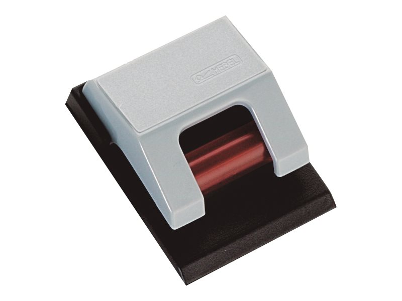 MAUL S Rollenclips silber selbstklebend, Wandmontage, 10 St