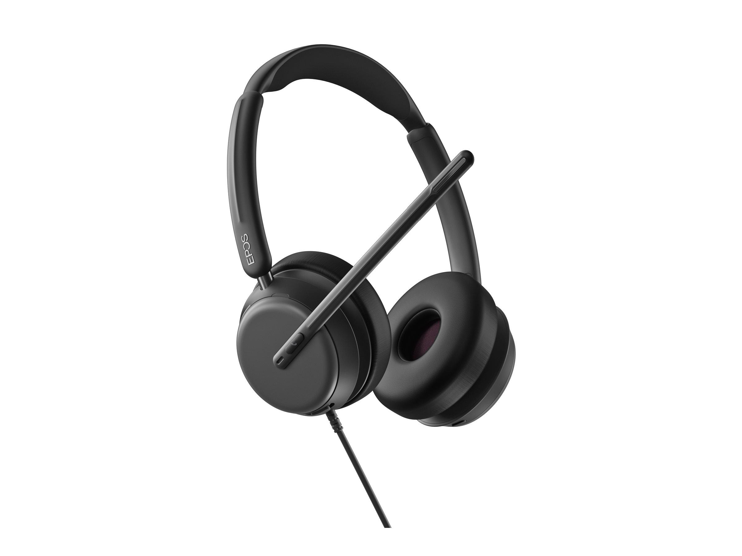 EPOS IMPACT 860 ANC Stereo USBC OpenOffice Headset mit Active Noise Cancelling USBA Adapter