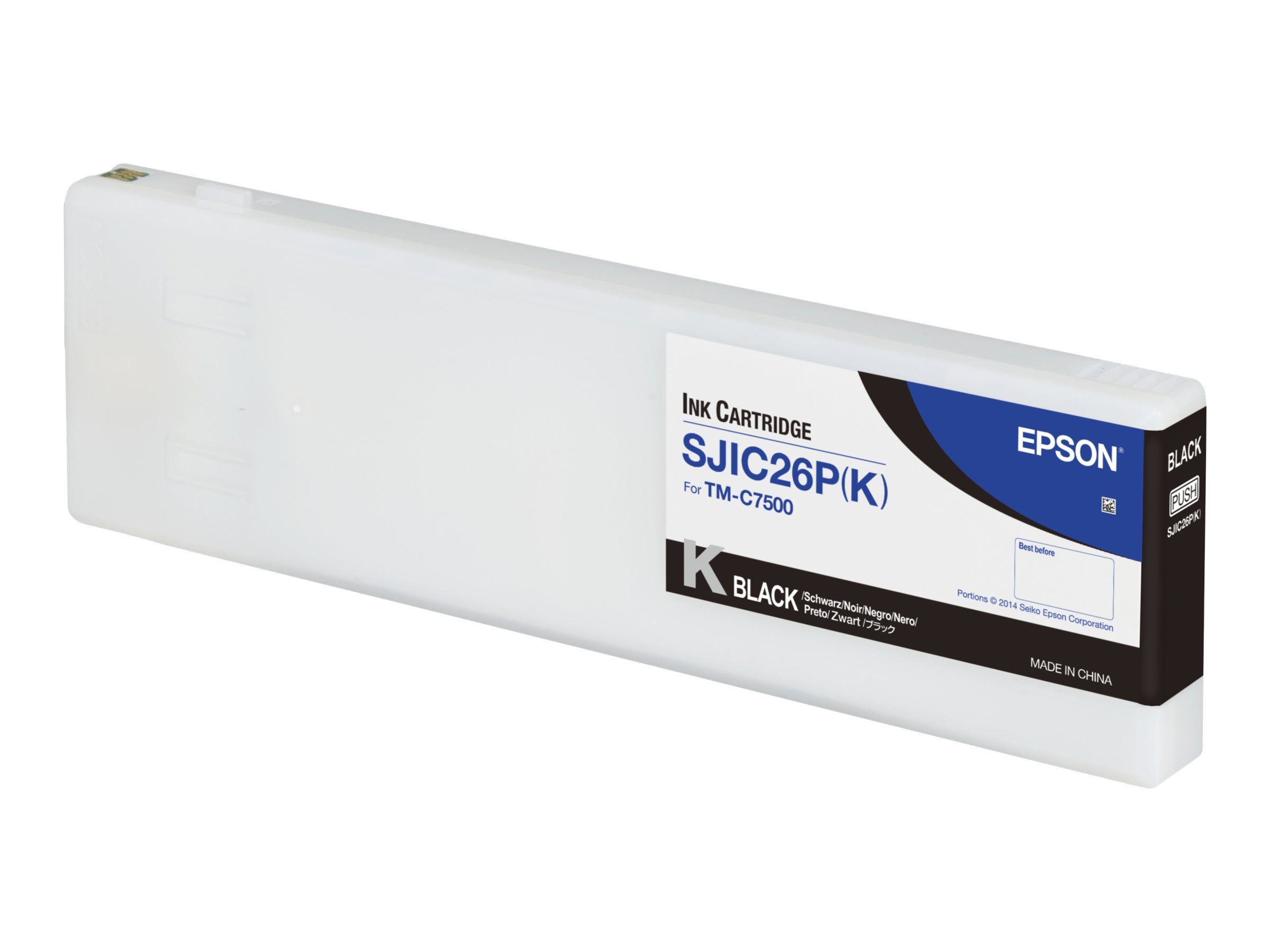 C33S020618 EPSON SJIC26PK TM Tinte black C33S020618 EPSON SJIC26PK TM Tinte black