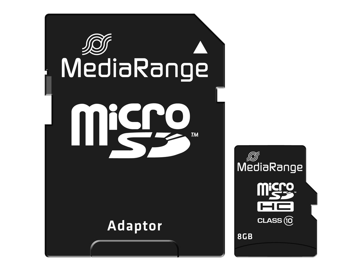 MEDIARANGE MICRO SDHC KARTE 8GB