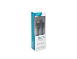 DIGITUS DisplayPort Anschlusskabel DP St/St 2,0m m/Verriegelung DP 1.2 Ultra HD 4K sw