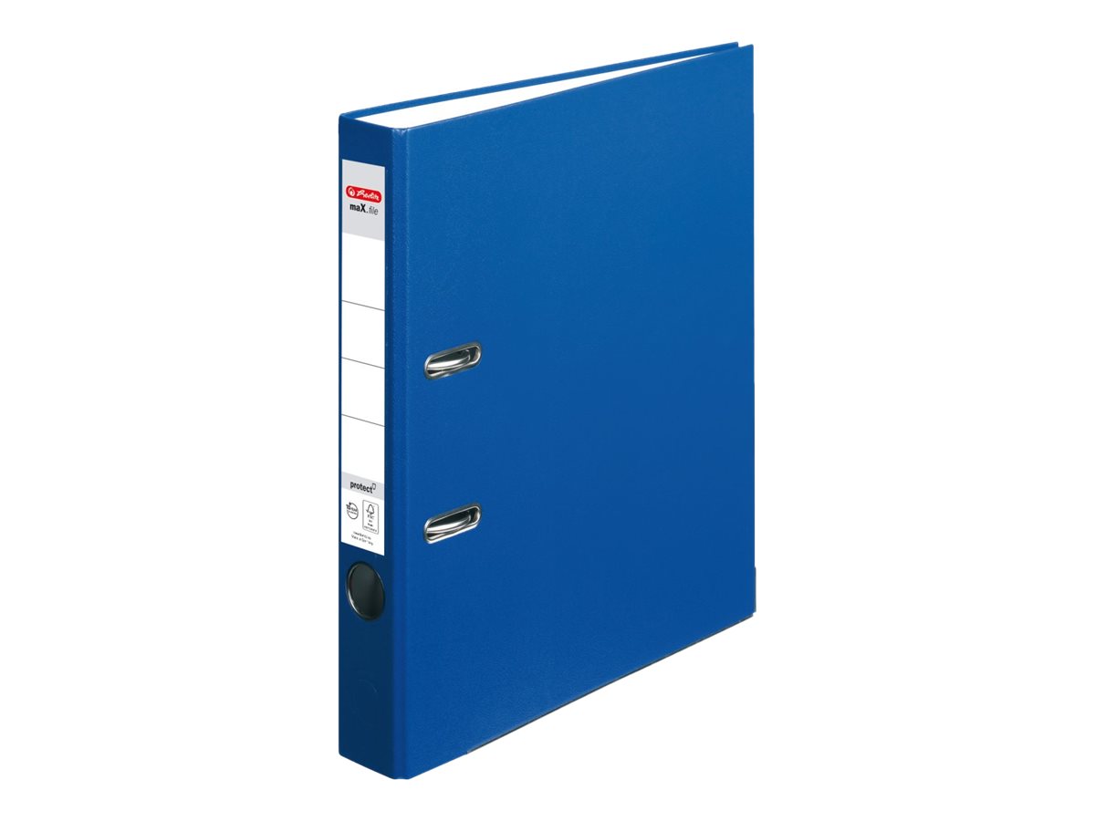 herlitz maX.file protect Ordner blau Kunststoff 5,0 cm DIN A4 herlitz maX.file protect Ordner blau Kunststoff 5,0 cm DIN A4