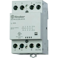 Finder Installationsschütz 22.44.0.230.4310 4S 40A Spule 230VAC/220