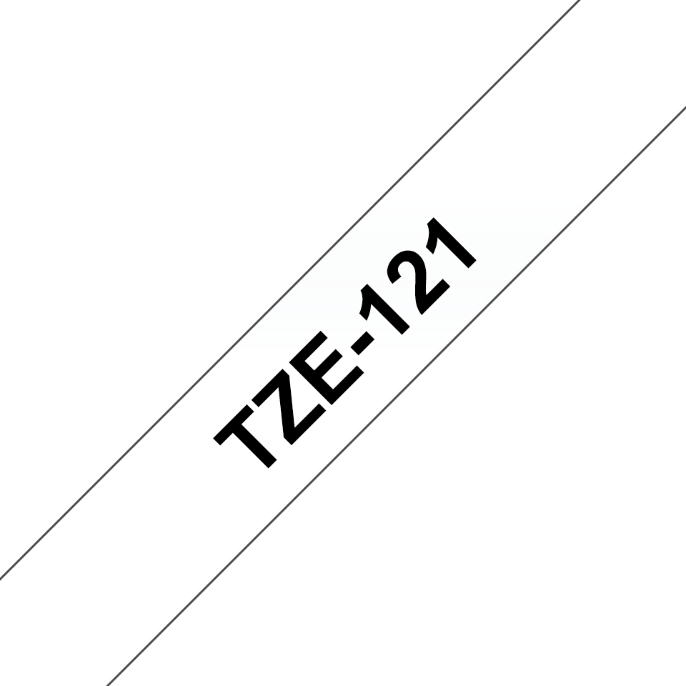 TZE121 BROTHER PT Schriftband 9mm klar