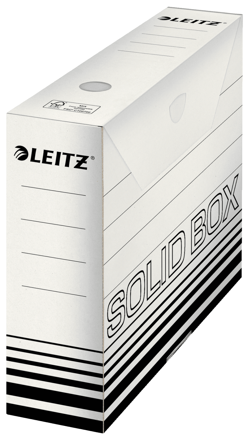 Esselte Leitz Solid weiß 8,0 x 33,0 x 25,7 cm