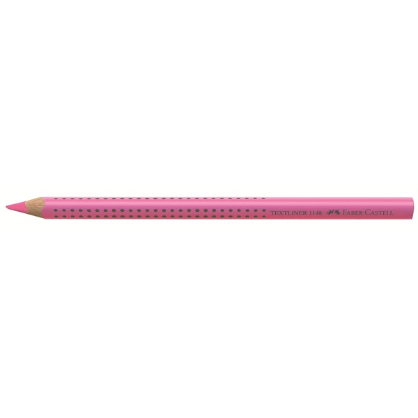 FABER-CASTELL Jumbo Grip neon Buntstift rosa, 1 St.