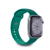 Puro Silicon Armband Apple Watch 38/40/41mm dunkelgrün