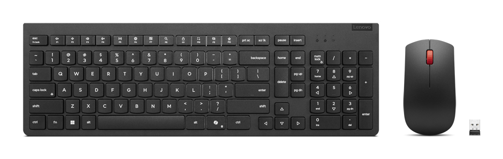 LENOVO Essential Wireless Combo Keyboard Mouse Gen2 BlackGerman