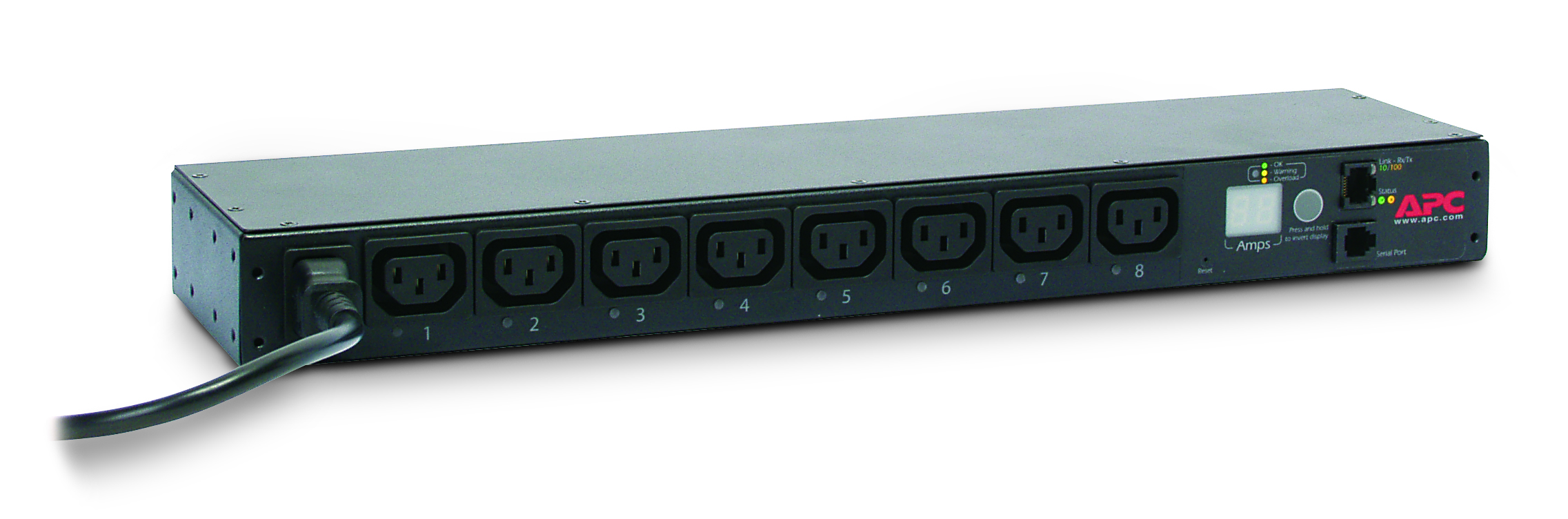 APC Switched Rack PDU AP7920B AC 200208230V 2300VA Ethernet input IEC 60320 C14 oc 8 power IEC 60320 C13 1U 19 1,9m cord BK