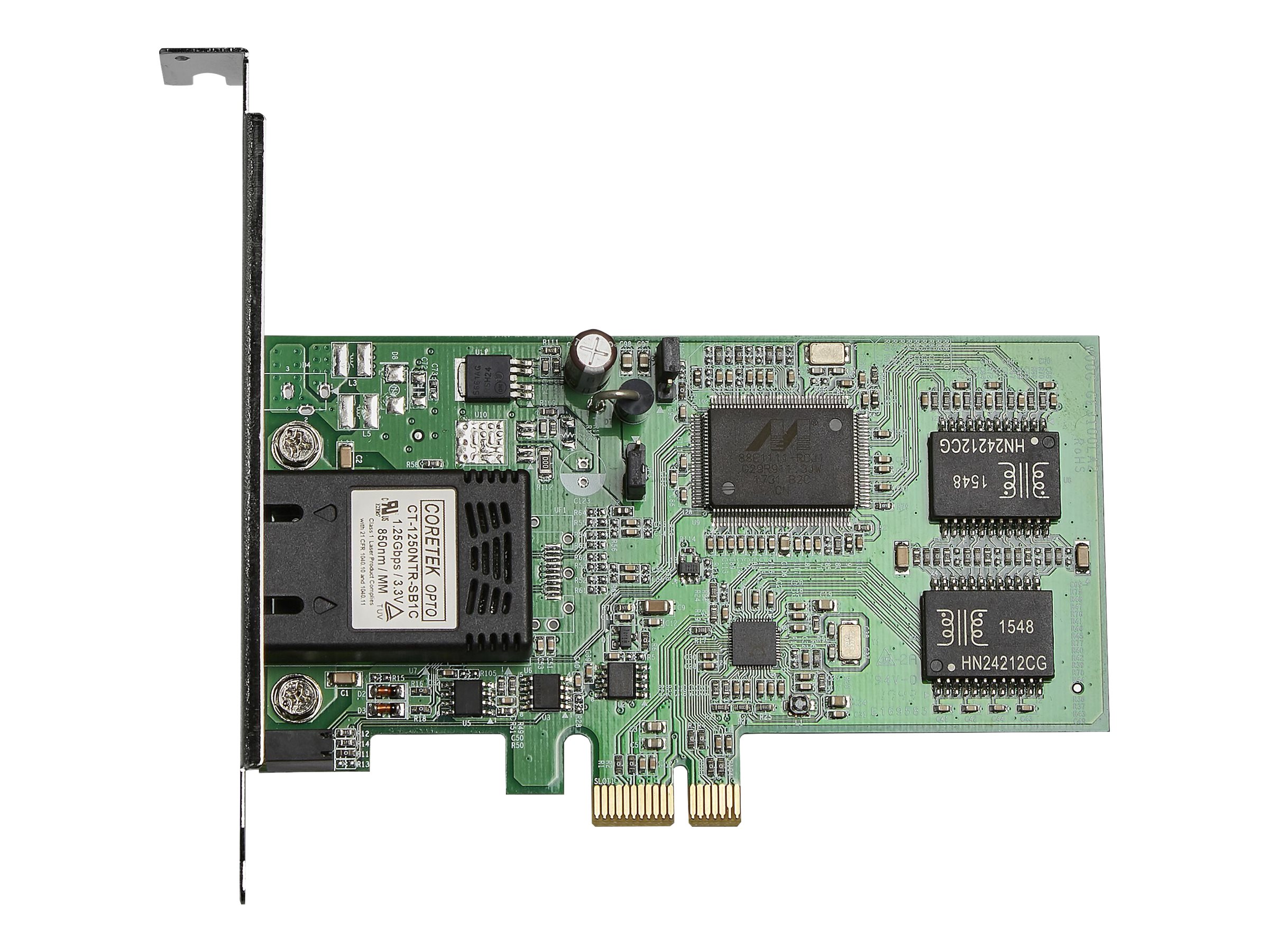 StarTech.com LWL / Glasfaser PCI Express Gigabit Netzwerkkarte - SC Fibre Channel Multimode NIC - 550m - Netzwerkadapter