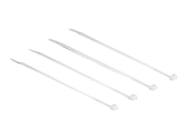 Delock Kabelbinder transparent 100 Stk L100 x B2.5 mm Delock Kabelbinder transparent 100 Stk L100 x B2.5 mm