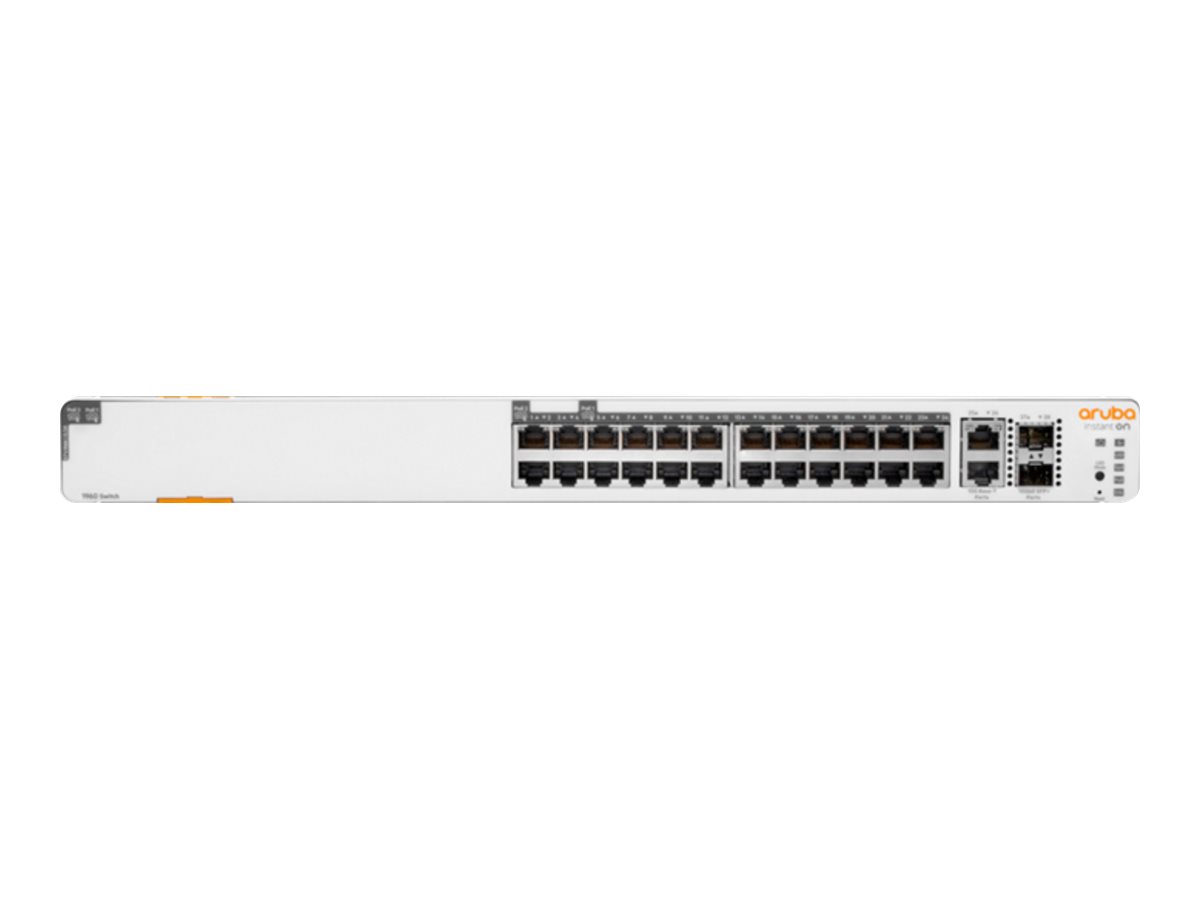 HPE Networking Instant On Switch 20p Gigabit CL4 4p Gigabit CL6 PoE 2p 10GBT 2p SFP+ 370W 1960 EU en HPE Networking Instant On Switch 20p Gigabit CL4 4p Gigabit CL6 PoE 2p 10GBT 2p SFP+ 370W 1960 EU en