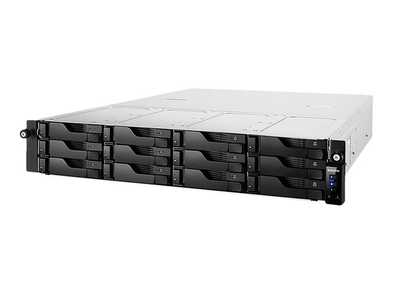 ASUSTOR AS6512RDRail 12 Bay NAS Intel ATOM C3538 QuadCore 8GB DDR4 GbEx2 25 GbEx2 PCIe Gen3 by 8 x1 4 link USB 32 Gen 1x4