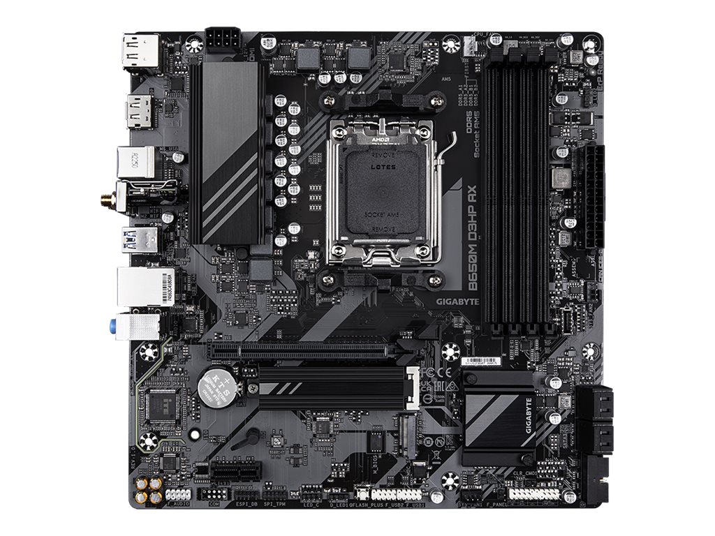 GIGABYTE B650M D3HP AX AM5 4xDDR5 4xSATA 2xM.2