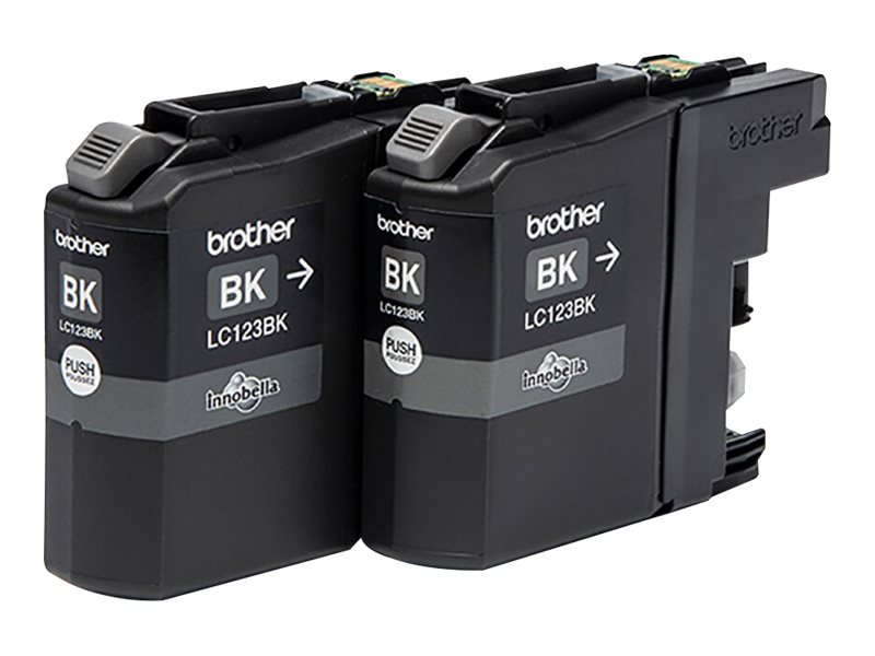 BROTHER LC-123BKBP2DR Twin Pack Blistertintenset für je 600 Seiten