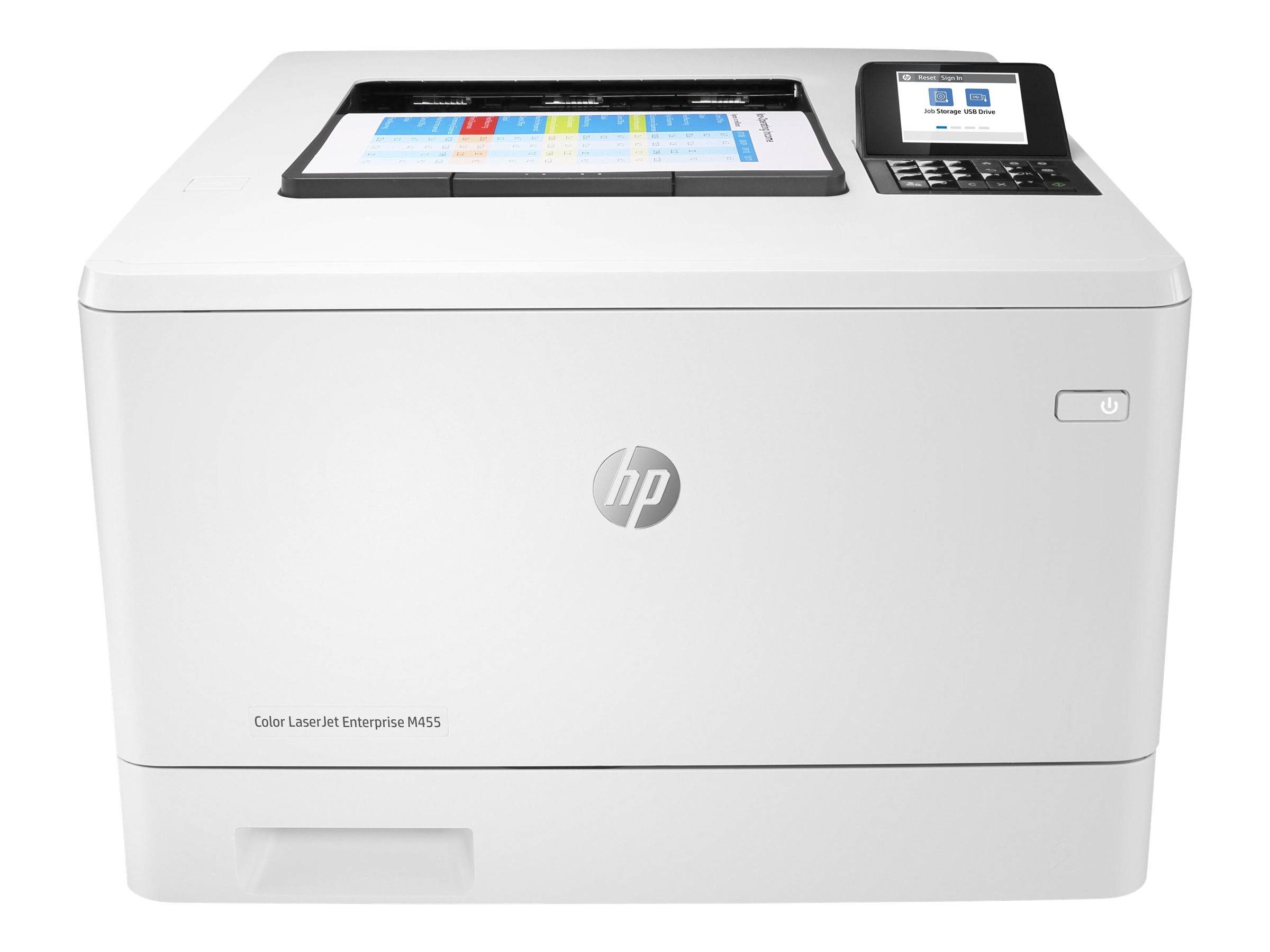 HP Color LaserJet Enterprise M455dn Printer colour Duplex laser A4 600x600dpi 27ppm mono 27ppm colour 300sheets USB LAN HP Color LaserJet Enterprise M455dn Printer colour Duplex laser A4 600x600dpi 27ppm mono 27ppm colour 300sheets USB LAN