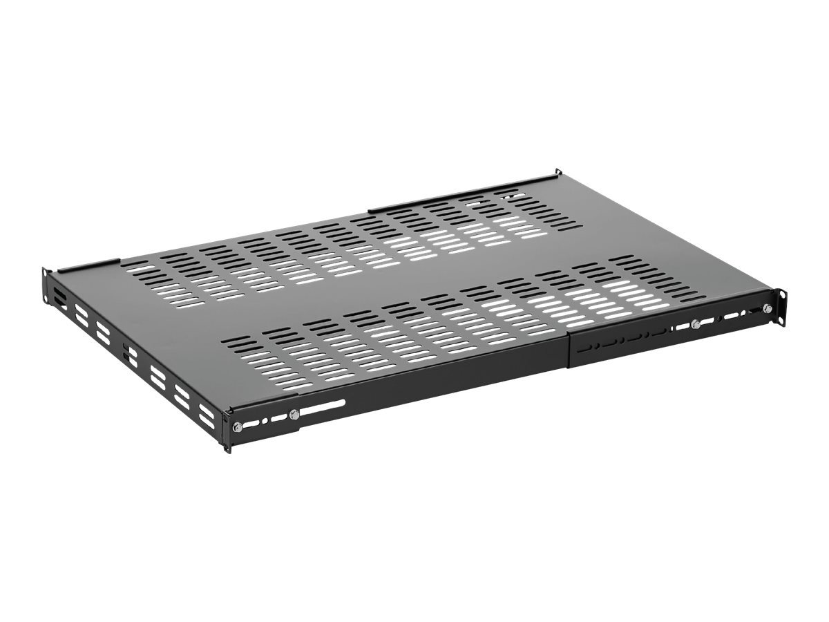STARTECH.COM 1 HE verstellbarer Schwerlast Fachboden für Server Rack/ Schrank bis 113 Kg - Fachboden Serverschrank 1HE belüftet