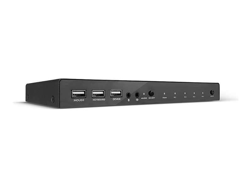 LINDY 4 Port HDMI 18G USB 2.0 & Audio KVM Switch LINDY 4 Port HDMI 18G USB 2.0 & Audio KVM Switch