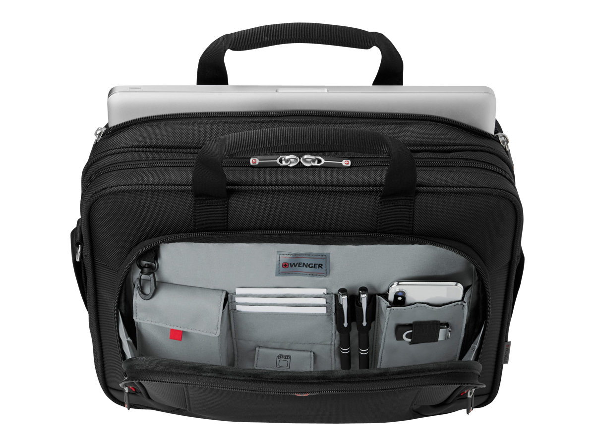 Wenger Prospectus 16-Zoll-Laptop-Tasche mit Tabletfach - schwarz